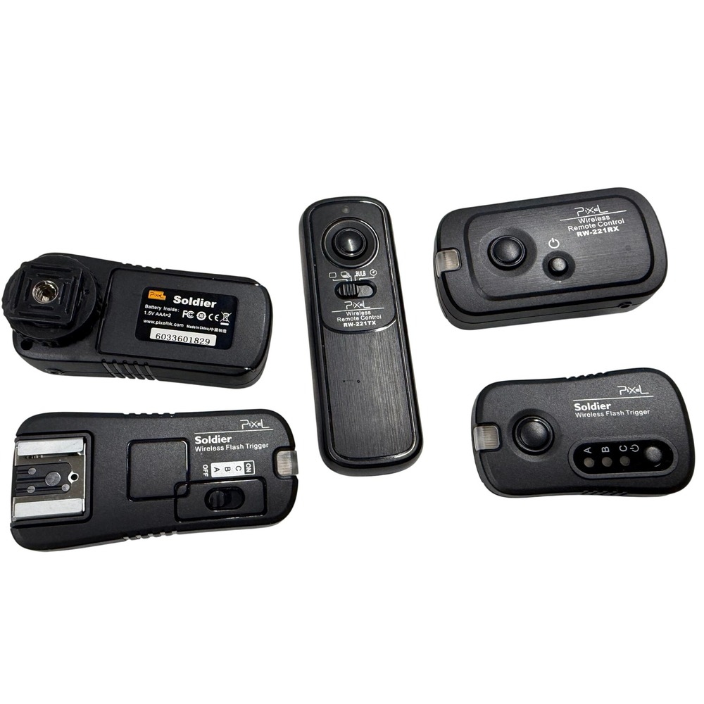 Pixel Soldier Wireless Flash Trigger & RW-221 Remote Control Set TF-371 Oppilas
